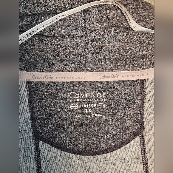 Calvin Klein Performance Casual Women's Gray Open-Front Cardigan Size 1x - Picture 6 of 7